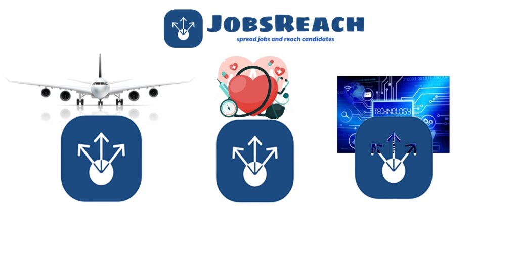 JobsReach stands out by targeting specific industries like Aviation, Healthcare, and Technology