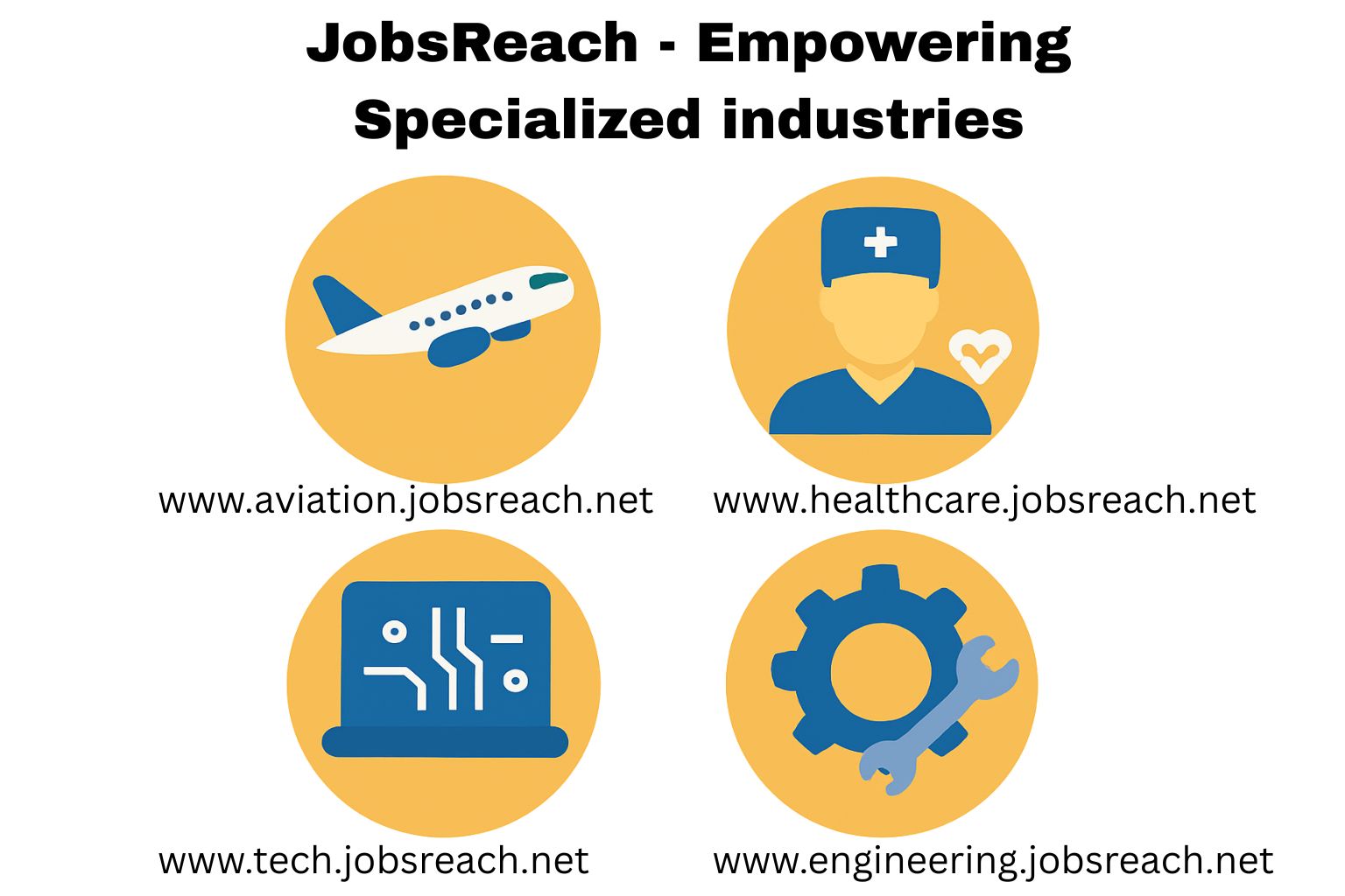 A professional network for industry talent, JobsReach helps professionals find jobs, mentorship, and insights within their specialized fields.