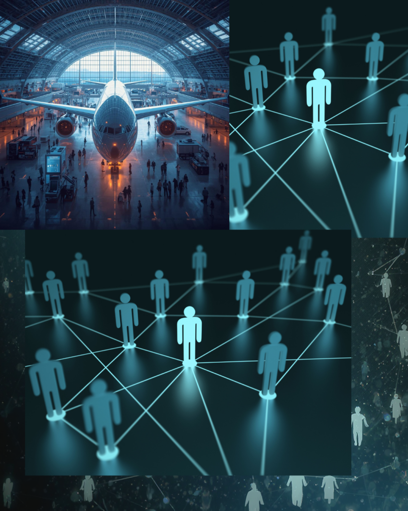 Aviation networking among licensed engineers for career growth