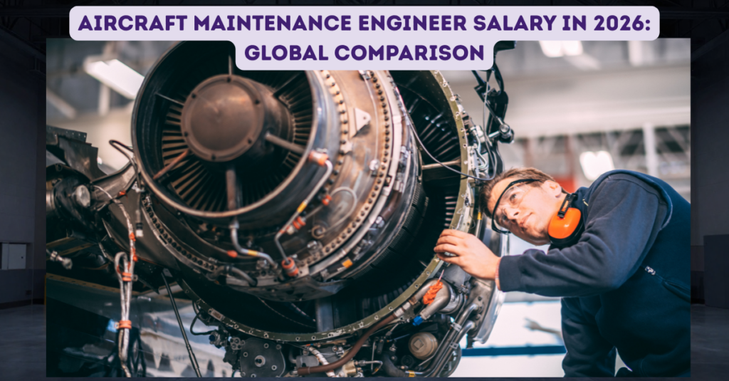 Aircraft maintenance engineer salary in 2026 by country, including Europe, the Netherlands, UK, and USA.
